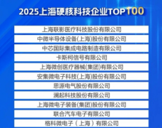 电子科技军团主导上海硬核科技TOP100